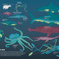 Interior spread from Britannica's Encyclopedia Infographica with facts about sea animals.