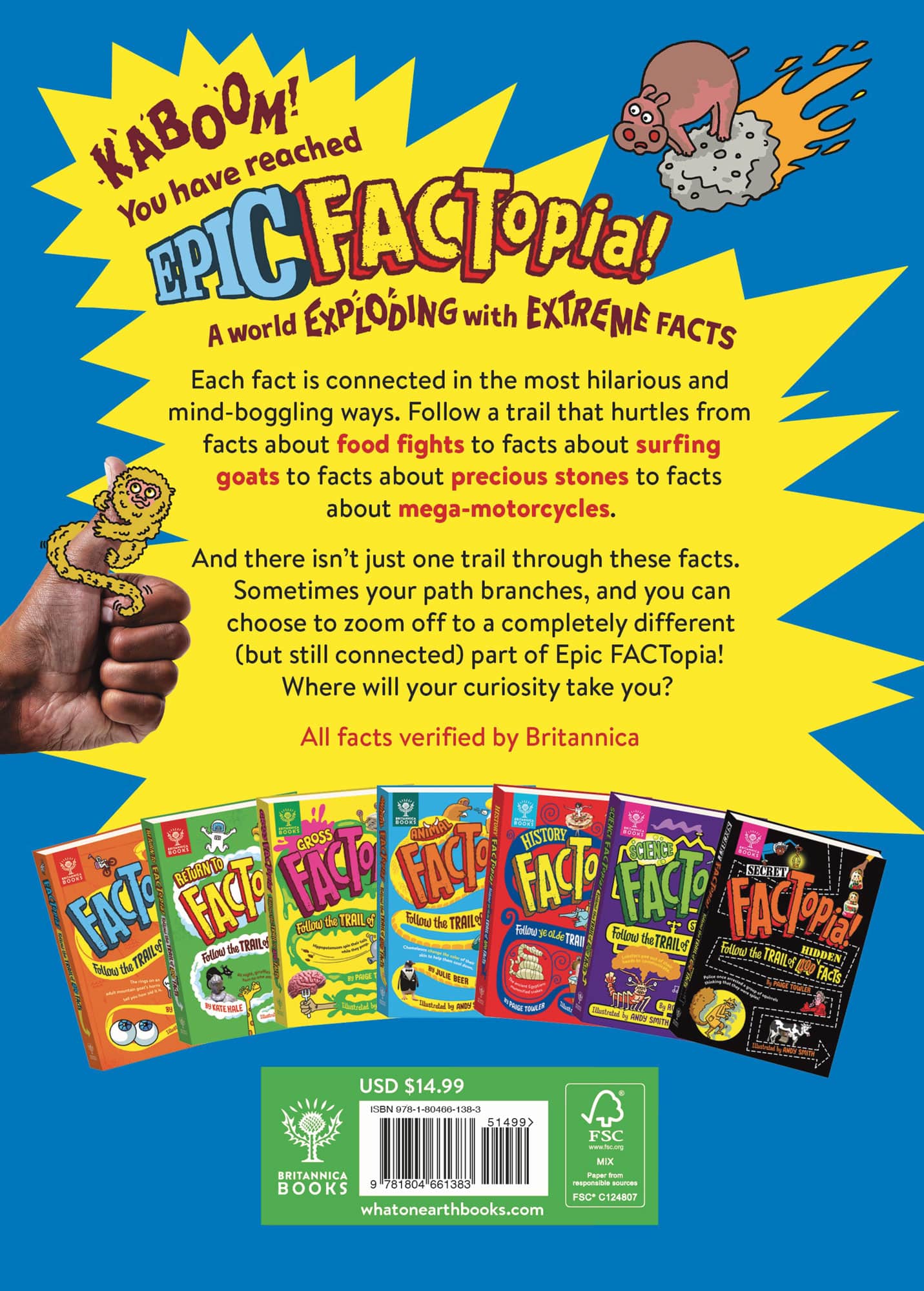 Back cover of Epic FACTopia!