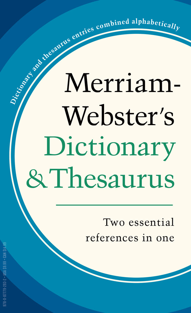 Front cover of Merriam-Webster's Dictionary & Thesaurus, Mass Market