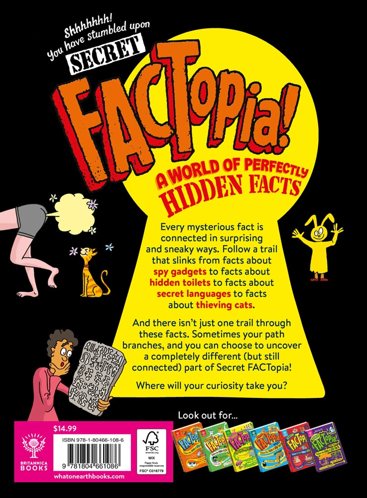 Back cover of Secret FACTopia!