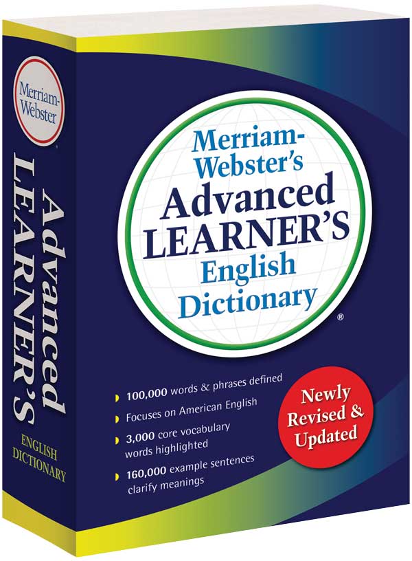 Merriam-Webster's Advanced Learner's English Dictionary 3D cover