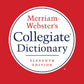 Merriam-Webster's Collegiate Dictionary, Eleventh Edition laminated cover
