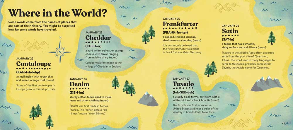 Merriam-Webster's Word of the Day pages 24-25.