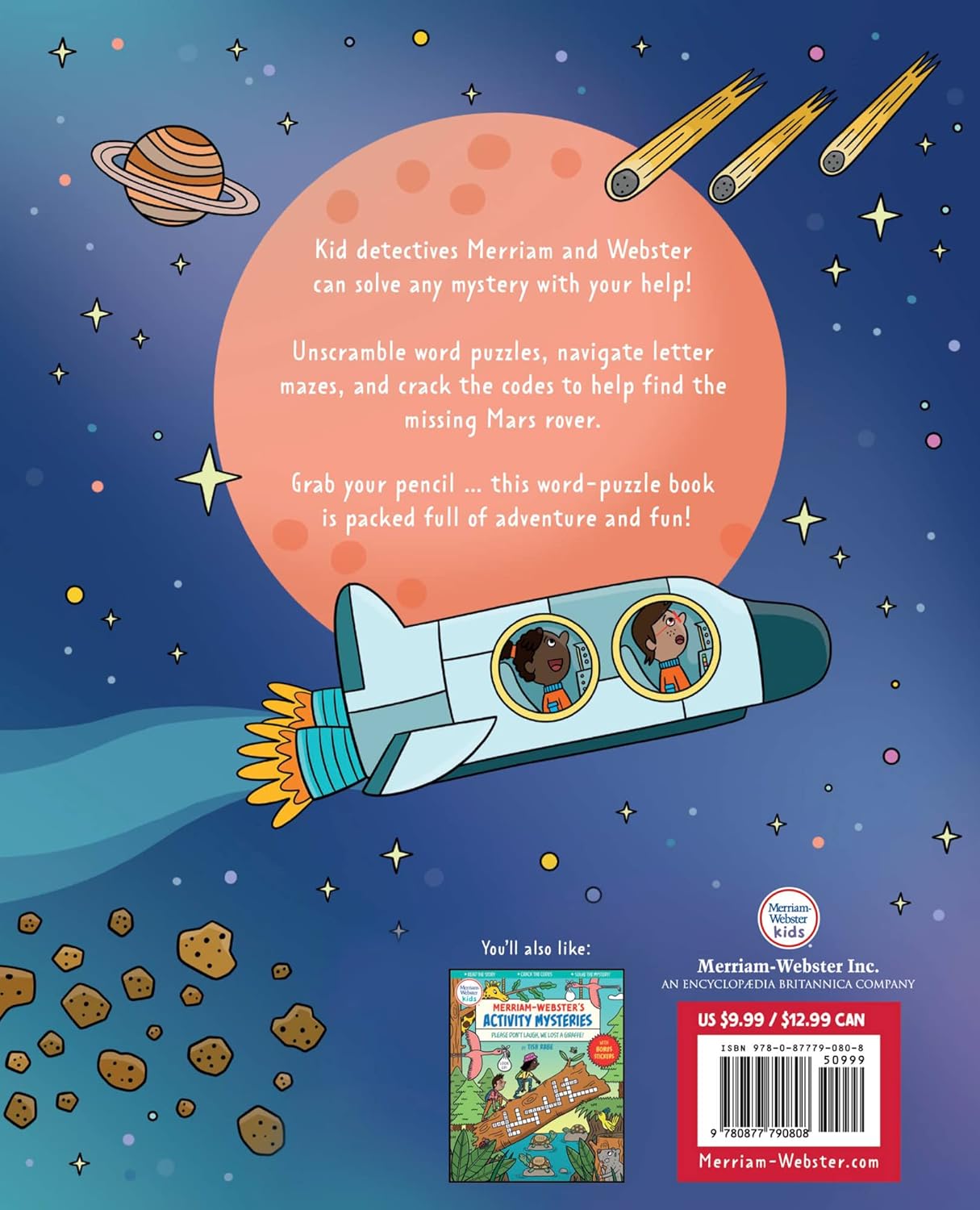 Back Cover of Follow the Stars! What Happened on Mars?