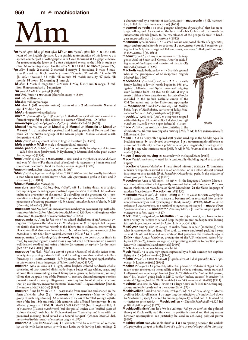 Merriam-Webster’s Collegiate Dictionary, Twelfth Edition – Merriam ...