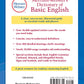 Back cover of Merriam-Webster's Dictionary of Basic English