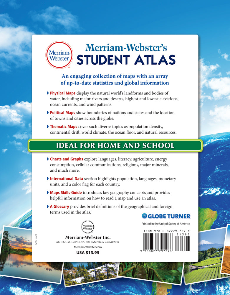 Merriam-Webster's Student Atlas back cover