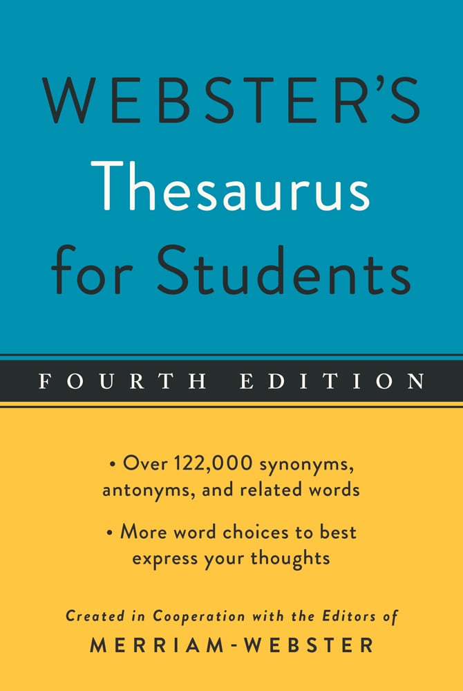 Webster's Thesaurus for Students, Fourth Edition cover