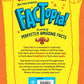 Back cover of FACTopia! with the text: Every fact is connected in surprising and hilarious ways. Follow a trail that hops from facts about dinosaurs to facts about eggs to facts about breakfasts to facts about goats. Where will your curiosity take you?