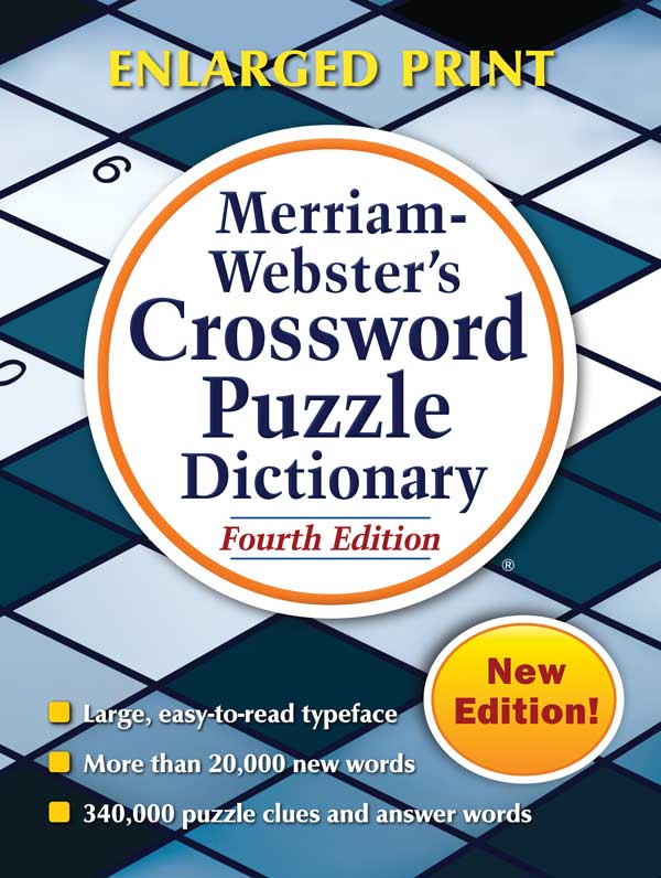 Merriam-Webster's Crossword Puzzle Dictionary, Fourth Edition cover