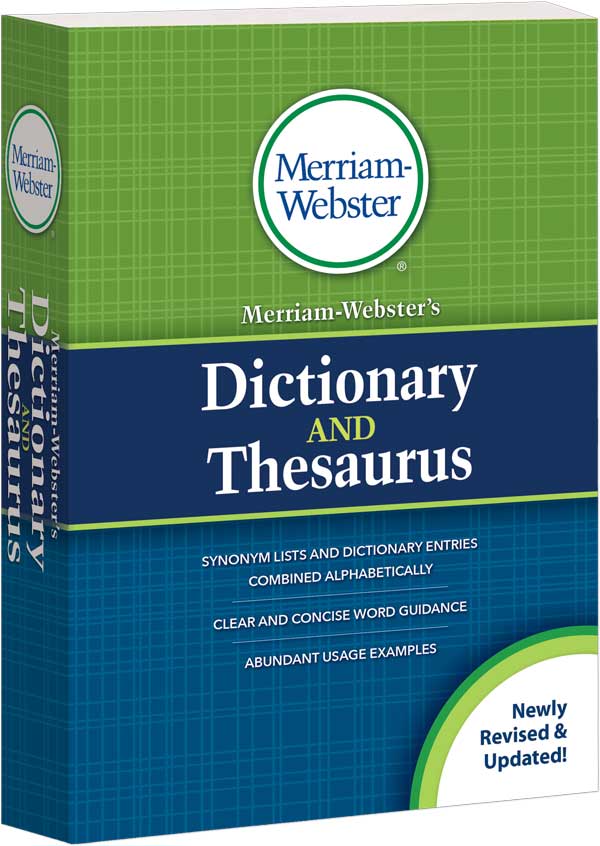 Merriam-Webster's Dictionary and Thesaurus (Trade paperback) 3D cover
