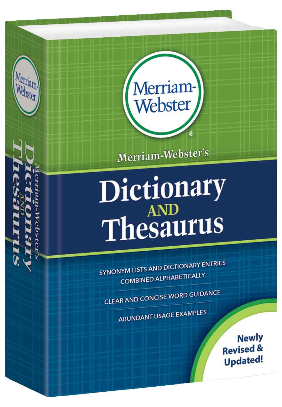 Merriam-Webster's Dictionary and Thesaurus hardcover