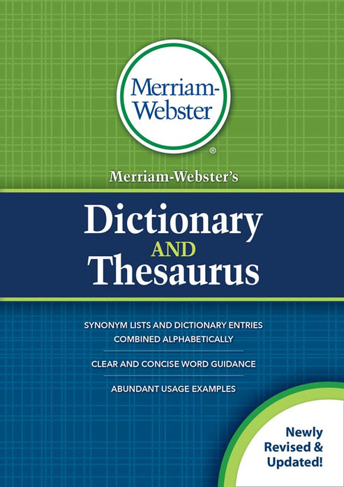 Merriam-Webster's Dictionary and Thesaurus – Merriam-Webster Shop