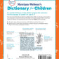 Merriam-Webster's Dictionary for Children back cover