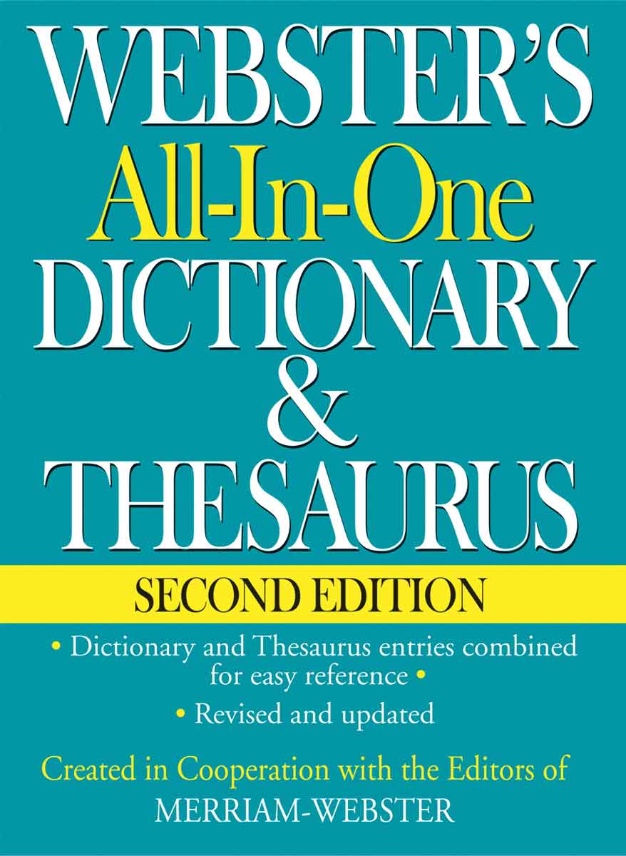 Webster's All-In-One Dictionary & Thesaurus cover