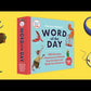Trailer video for Merriam-Webster's Word of the Day book. Become a word virtuoso in just one year with 366 boffo words along with definition, pronunciation, and captivating trivia! Features 12 free audio downloads—a story-a-month—from well-known celebrity raconteurs. Featuring the vocal talents of Rachel Bloom, David Harbour, and Soledad O’Brien. For ages 8-12.